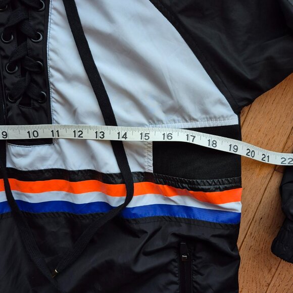 P.E Nation Race Ready Jacket Women’s S Half Lace Up Pull Over Hood Windbreaker - Picture 14 of 16